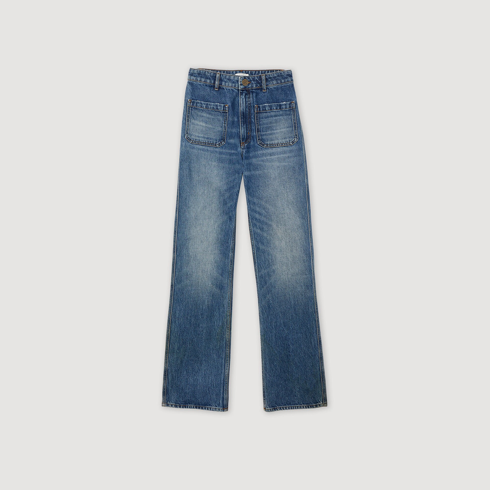 Jeans svasati délavé