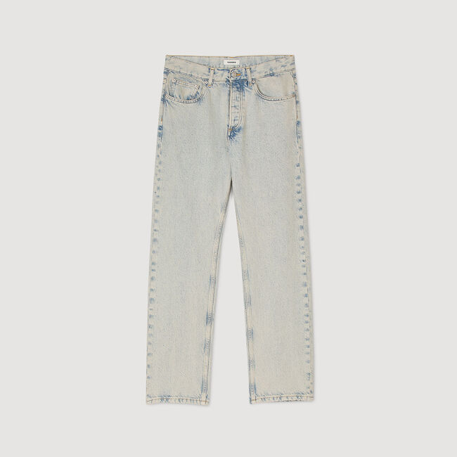 Jeans regular délavé
