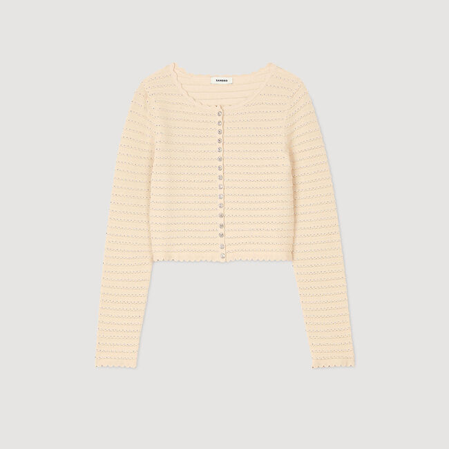 Cardigan glitterato