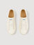 Sneakers basse in crosta di pelle