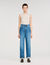 Jeans larghi a righe