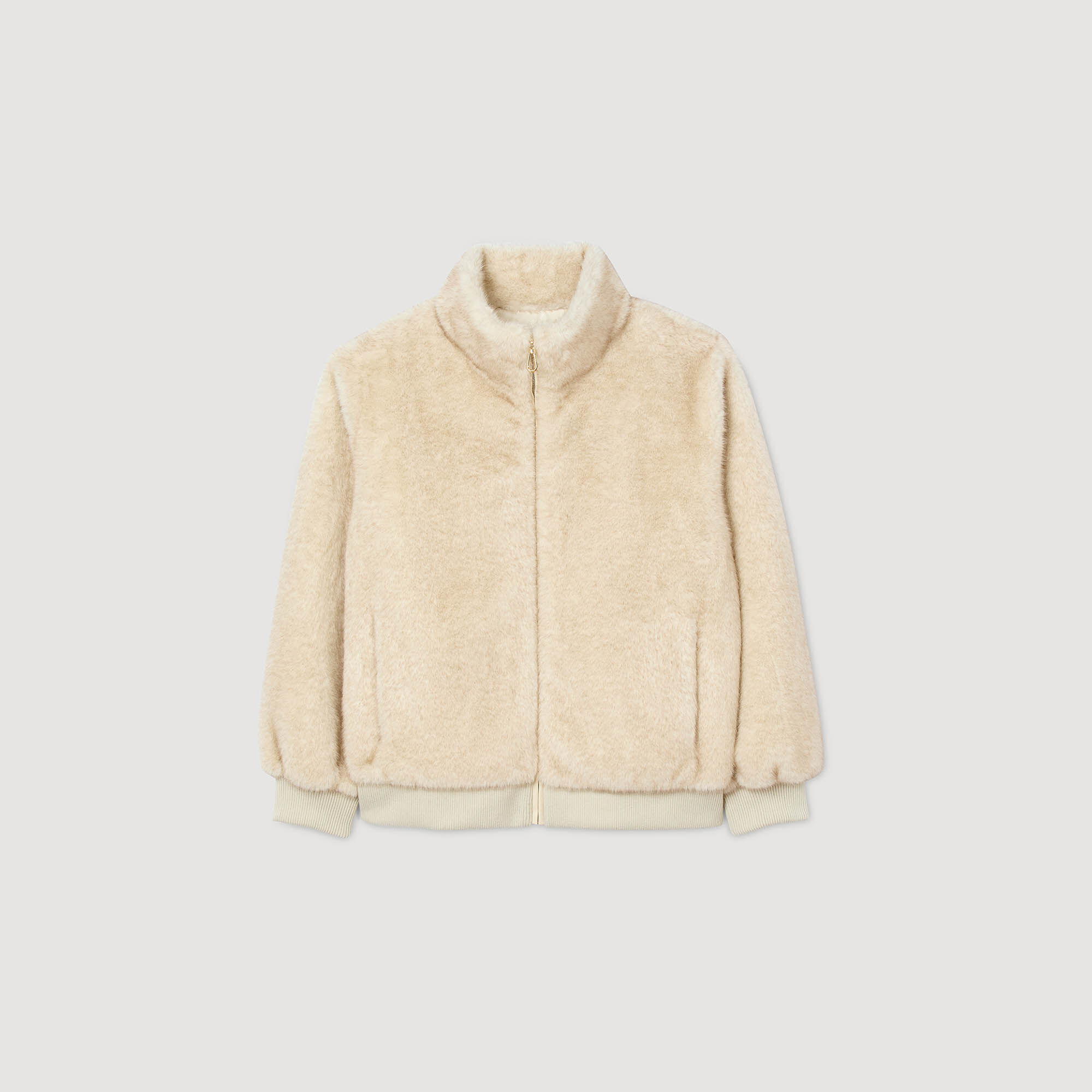 Giacca in ecopelliccia