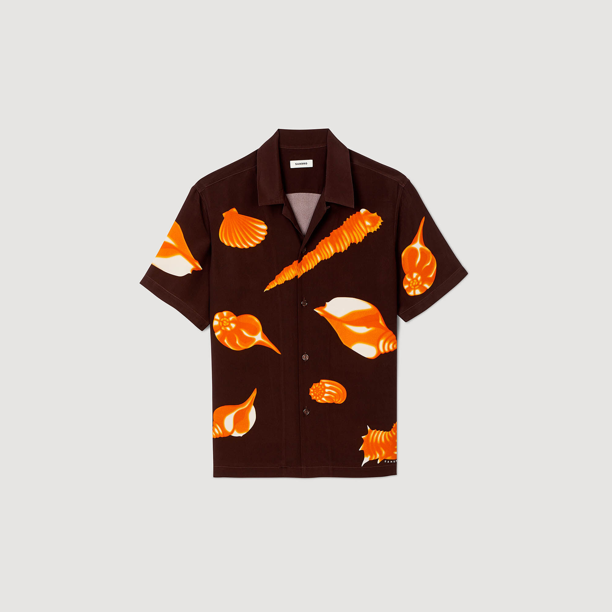 Camicia con conchiglie stampate - Uomo | Sandro