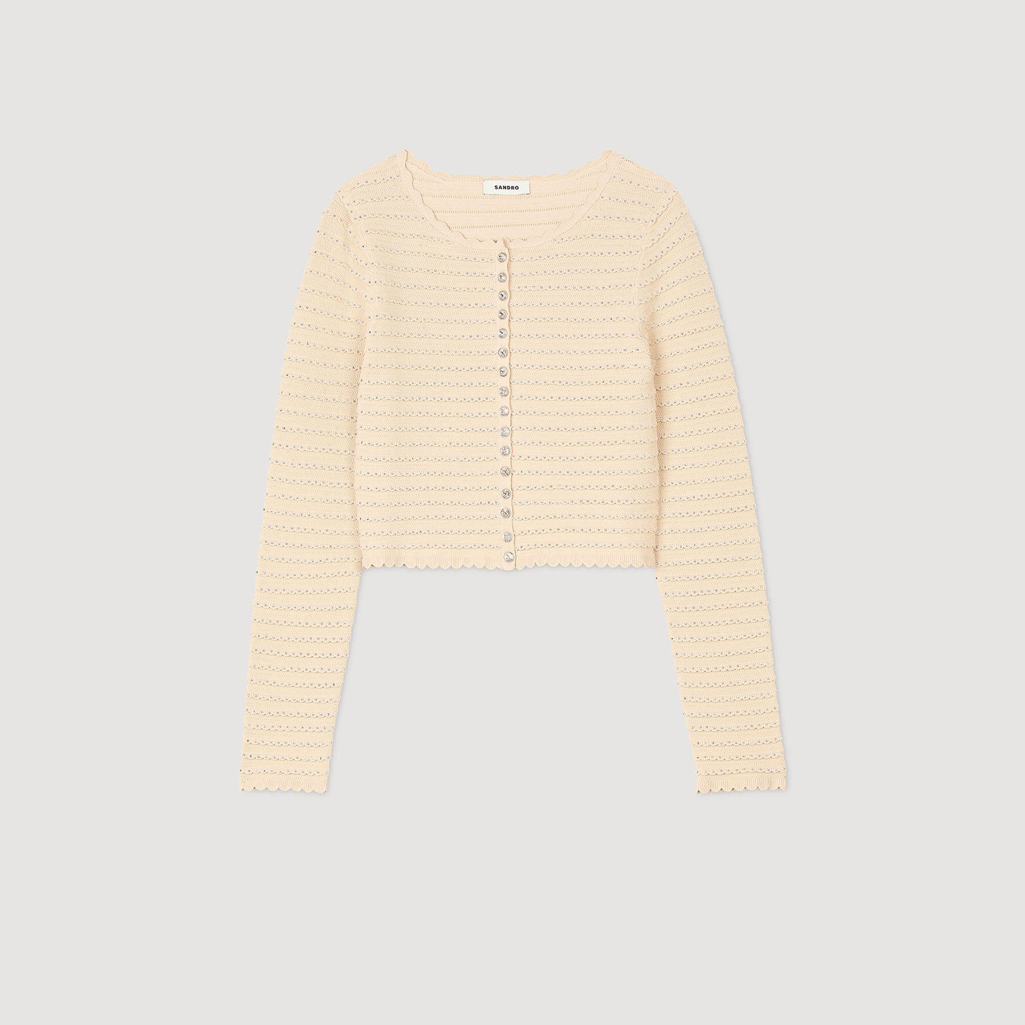 Cardigan glitterato
