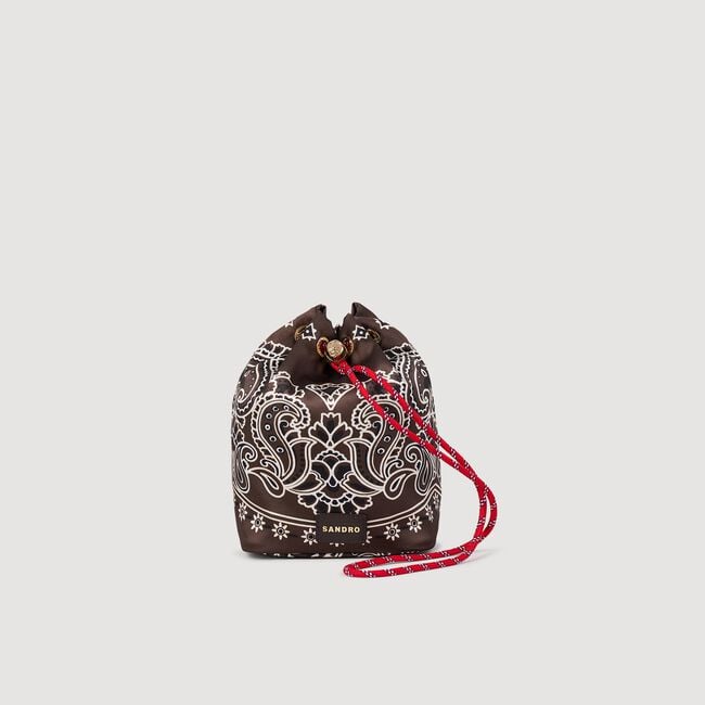 Borsa a secchiello a bandana