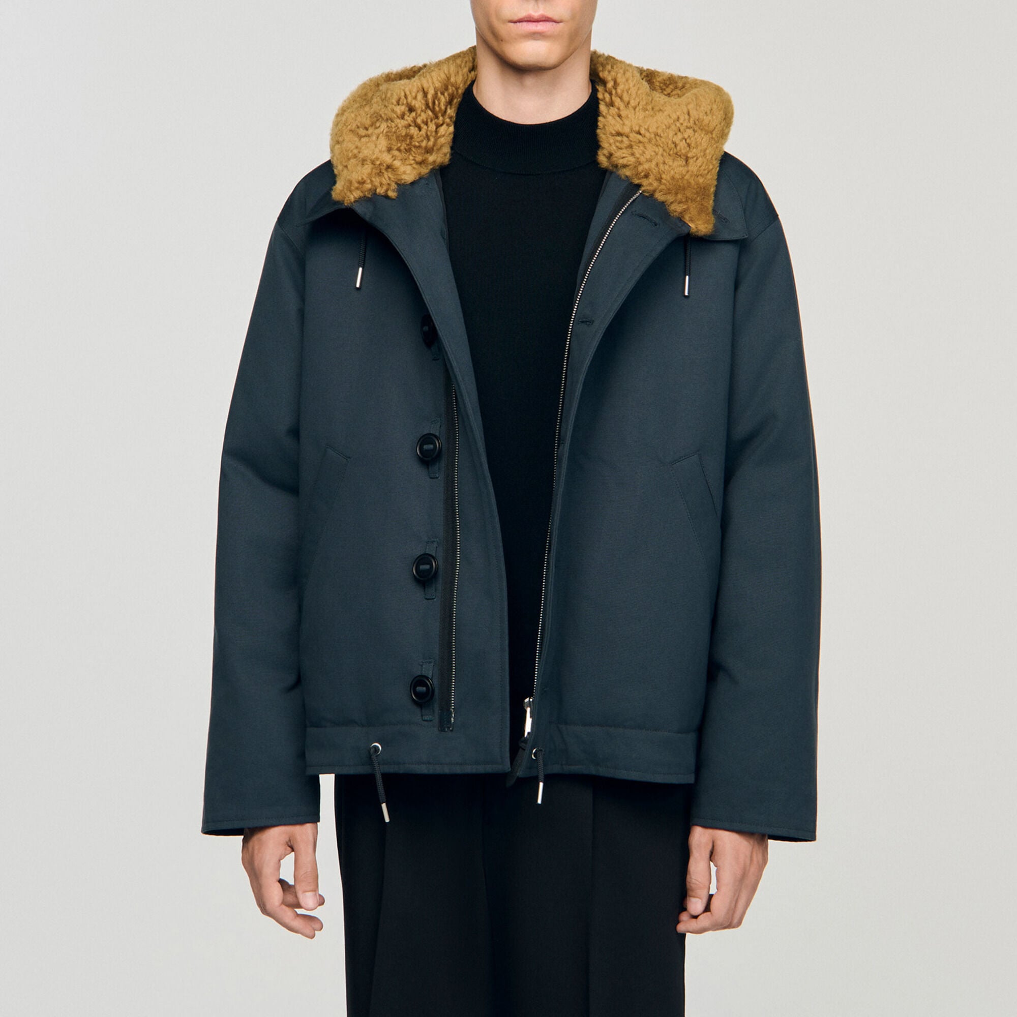 Parka in cotone con cappuccio - Uomo | Sandro
