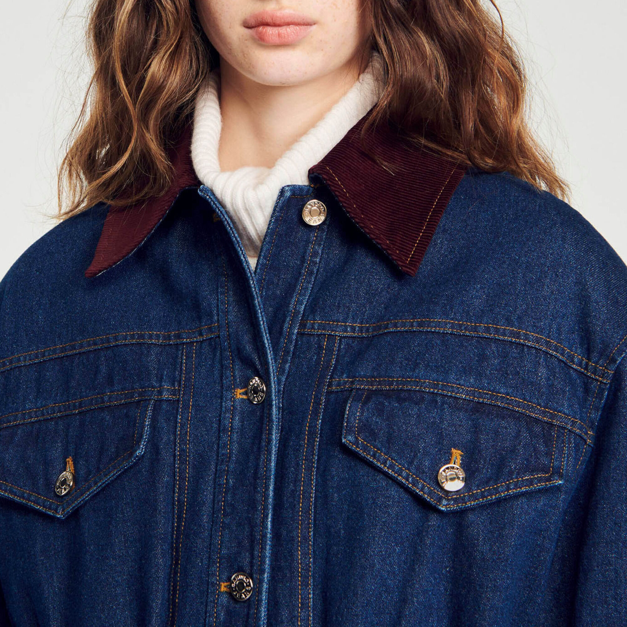 Giacca in jeans double face