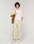 T-shirt in cotone con logo ricamato
