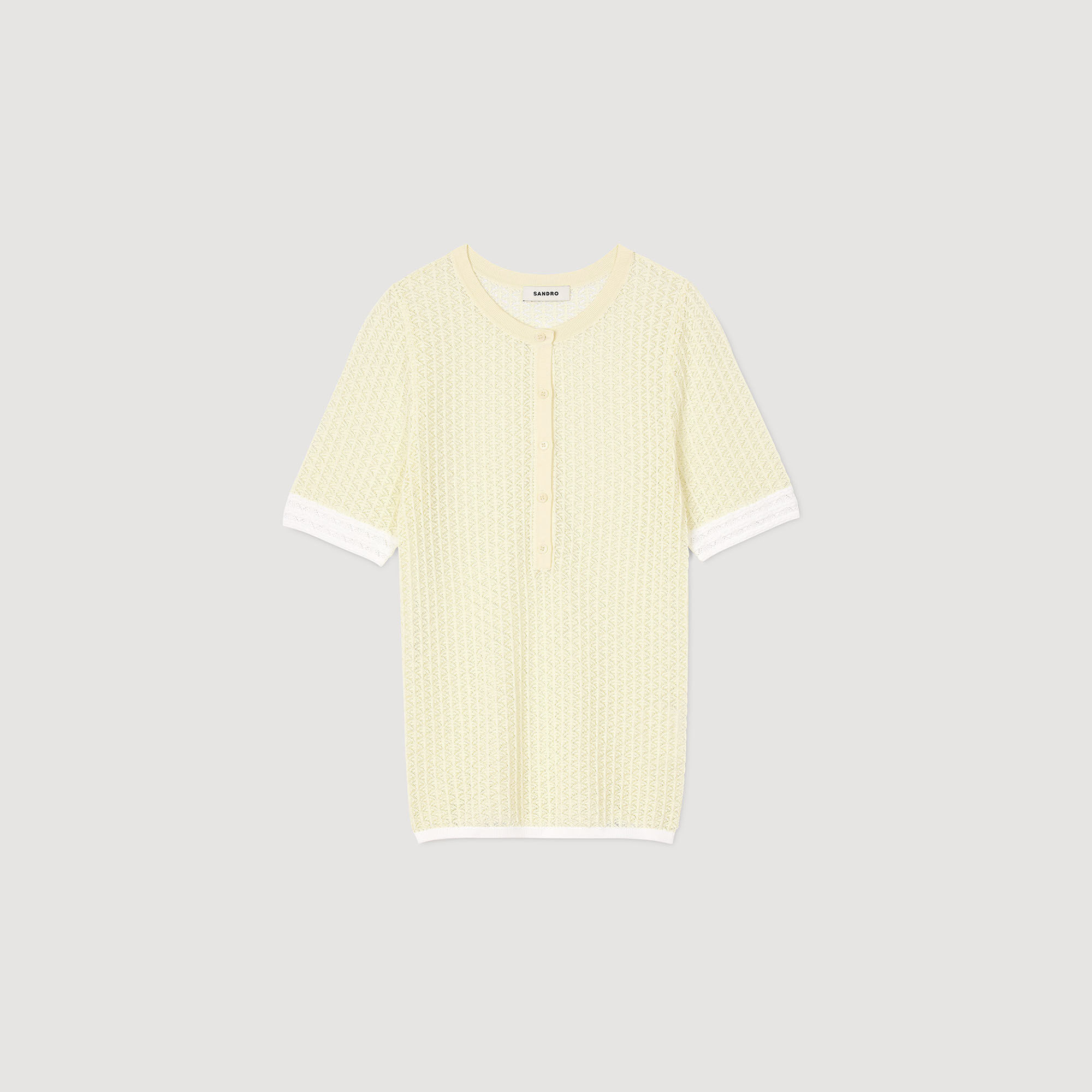 Maglione a maniche corte