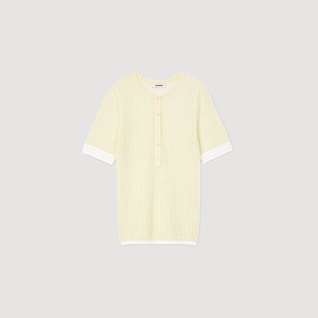 Maglione a maniche corte