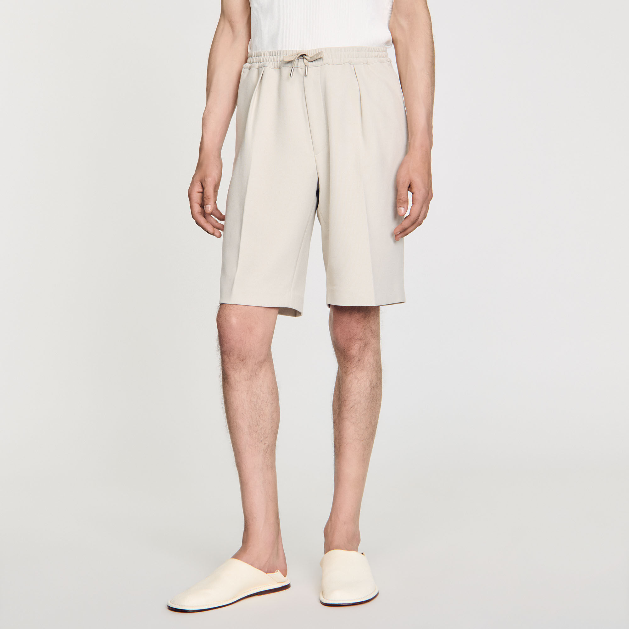 Slippers in pelle martellata