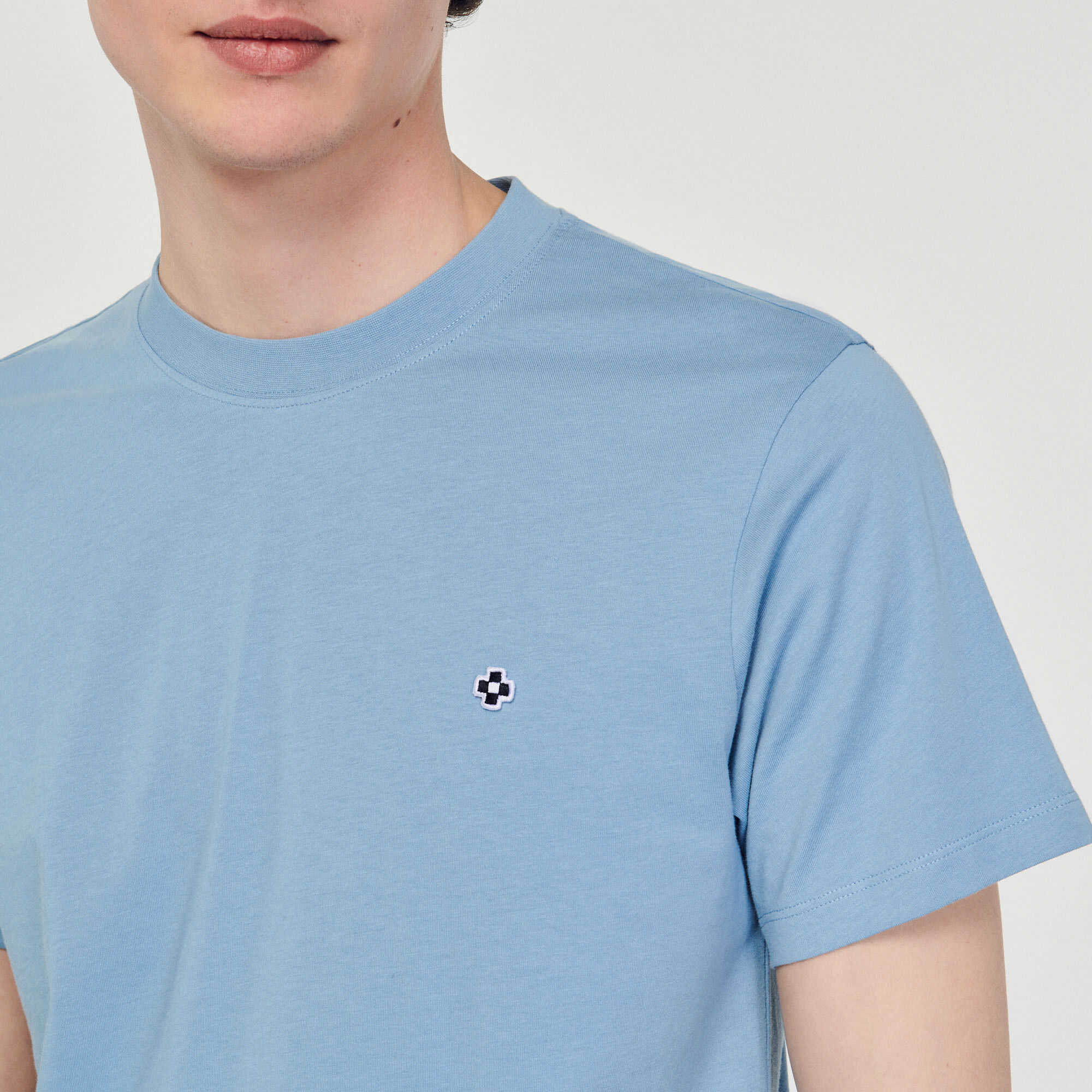 T-shirt con applicazione Square Cross