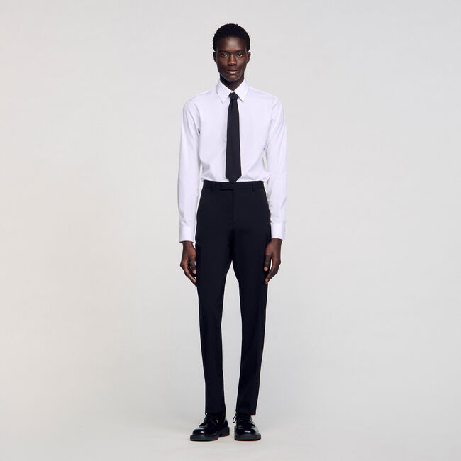 Pantaloni da completo linea classica