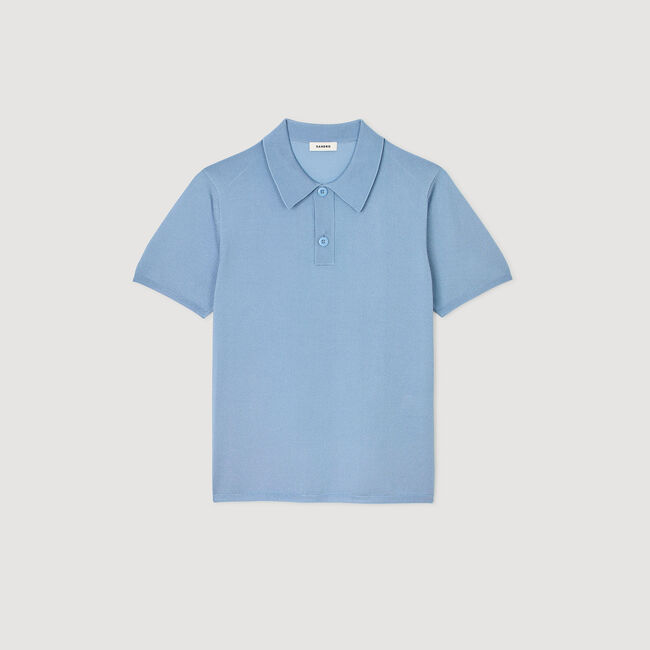 Polo in maglia a maniche corte