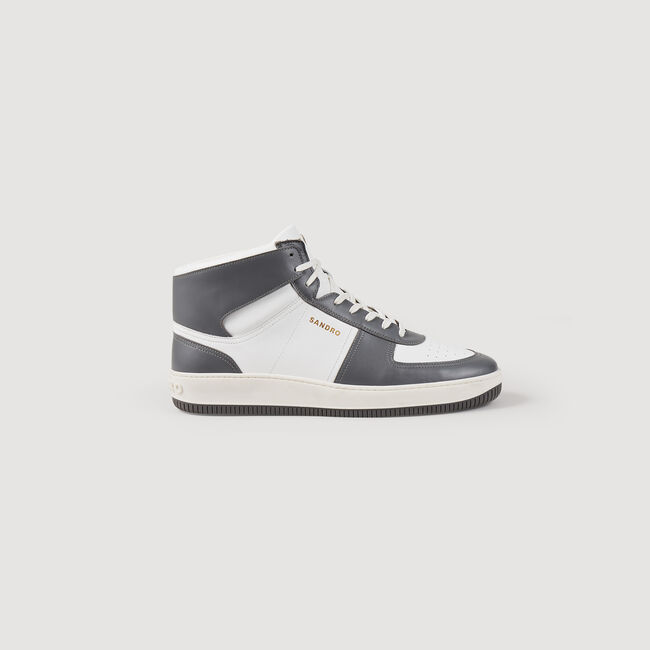Sneaker alte in pelle