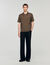 Polo in maglia con colletto con zip