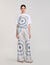 T-shirt con stampa a spirali