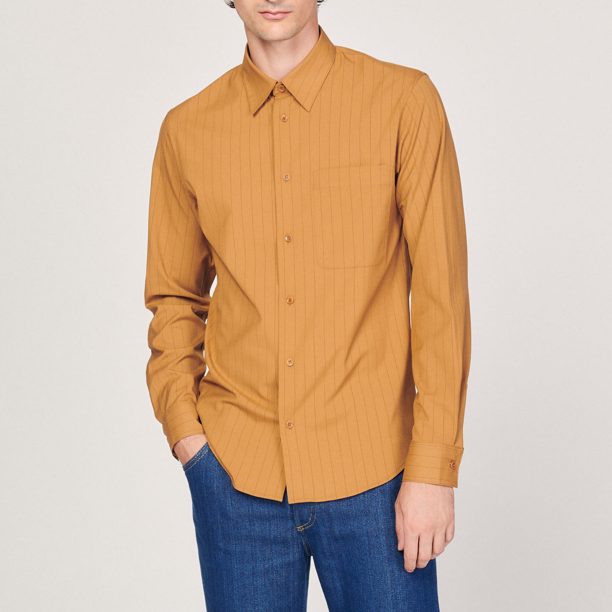 Camicia fluida a righe