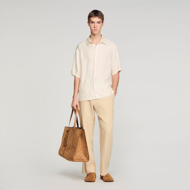 Camicia fluida square Cross