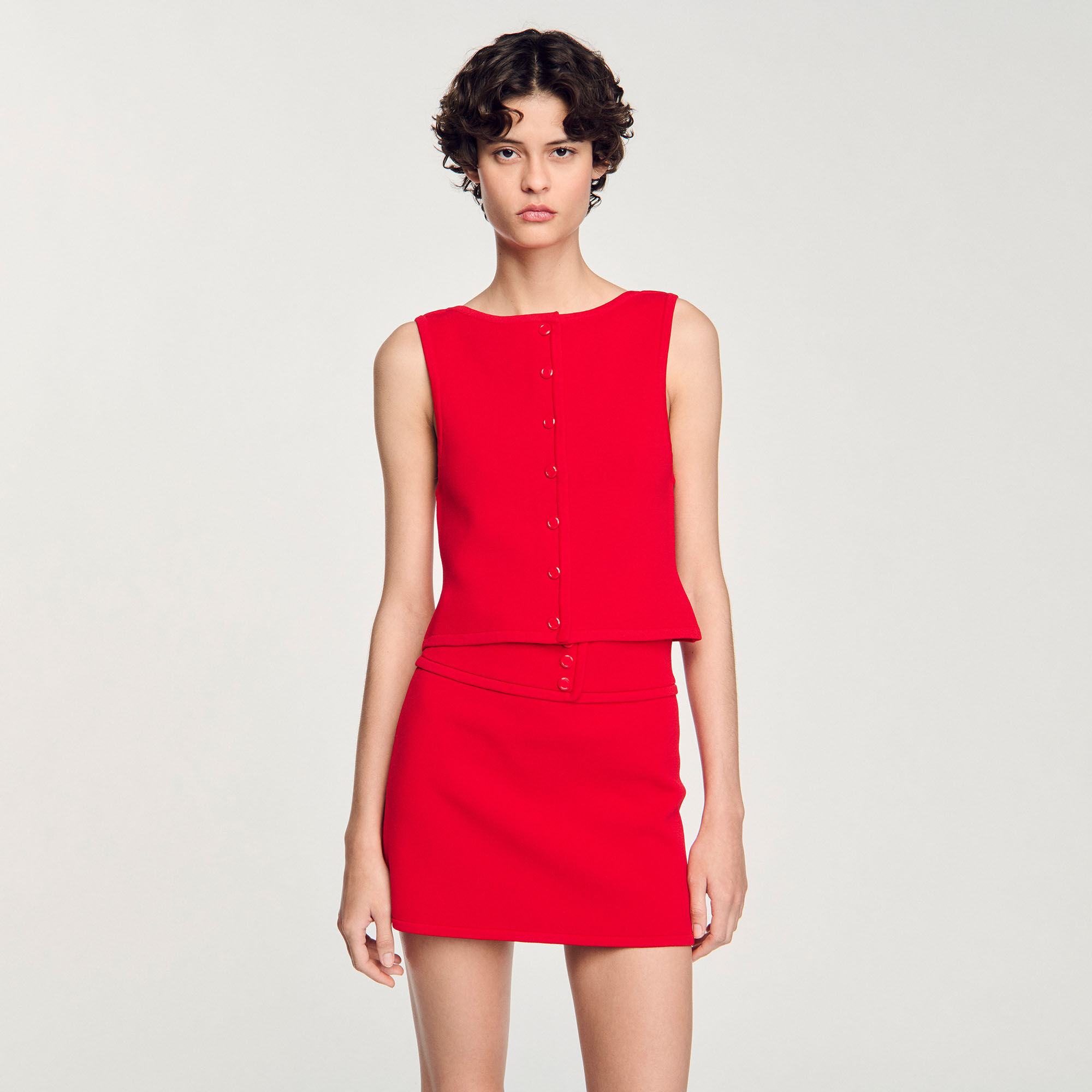 Maglione senza maniche