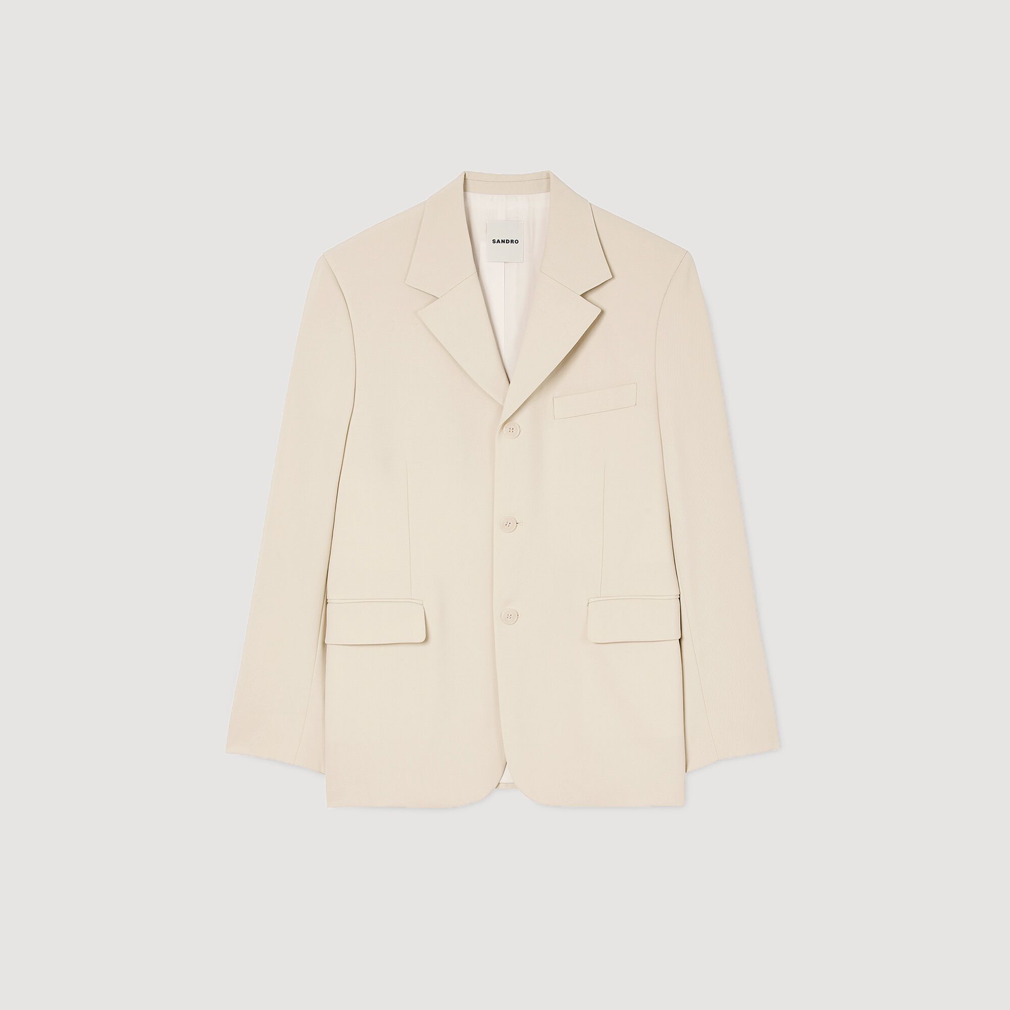 Giacca da abito oversize in lana