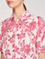 Abito lungo camicia stampa fiorita