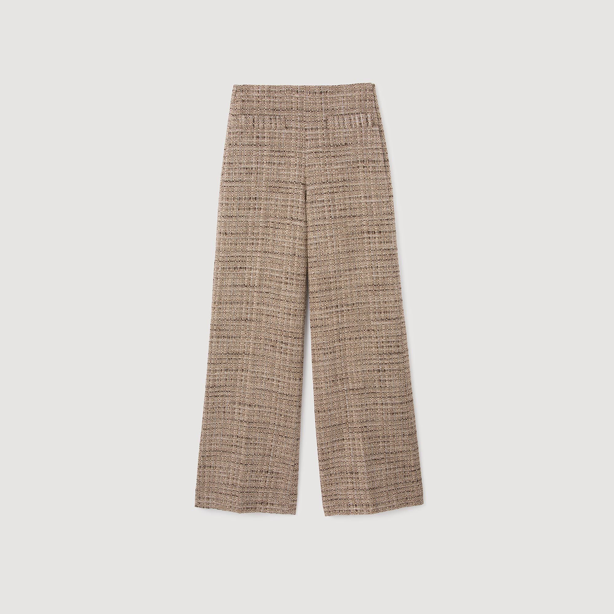 Pantaloni in tweed fantasia