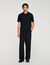 Polo in maglia con colletto con zip