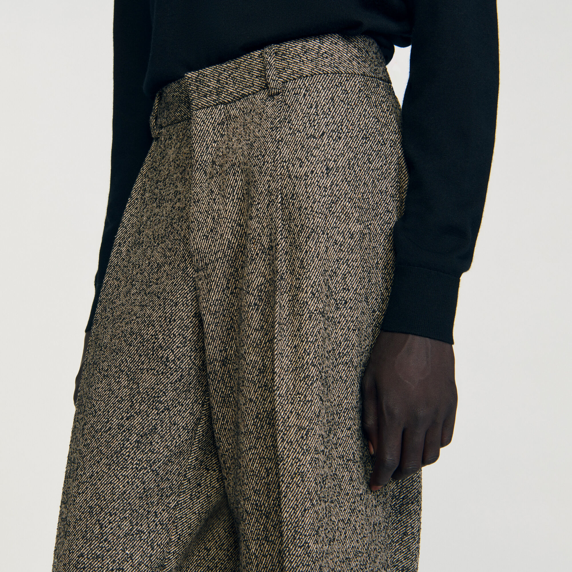 Pantaloni larghi da abito