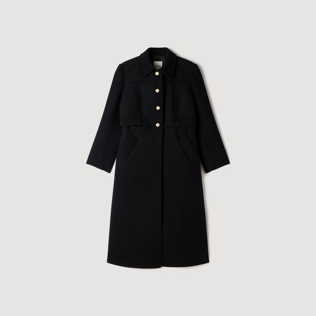 Cappotto in lana effetto 2 in 1 - Donna | Sandro