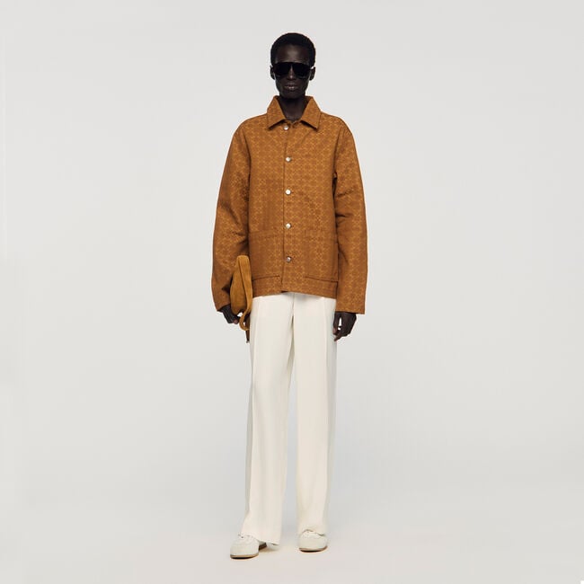 Giubbotto in denim Square Cross