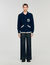Cardigan in lana con patch S