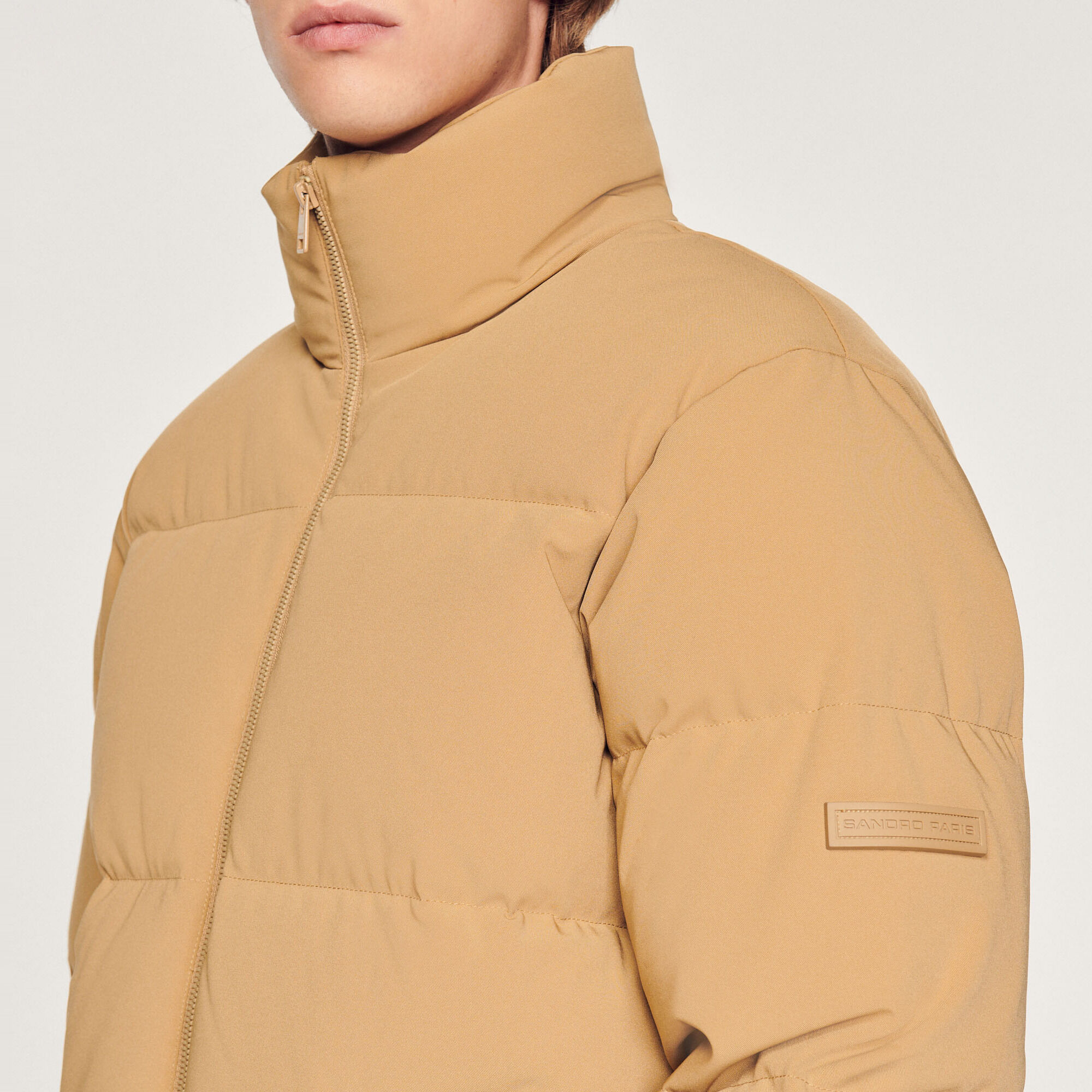 Piumino oversize in tessuto tecnico