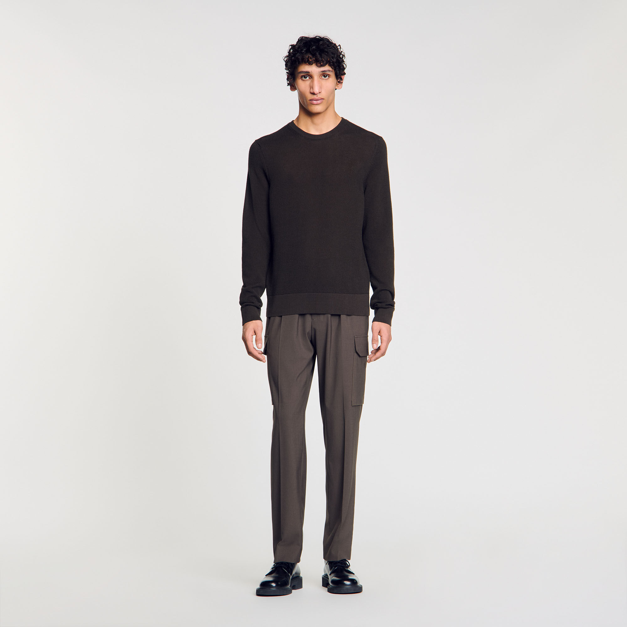 Maglione in maglia testurizzata