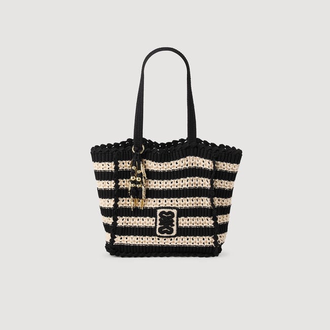 Borsa bicolor in crochet