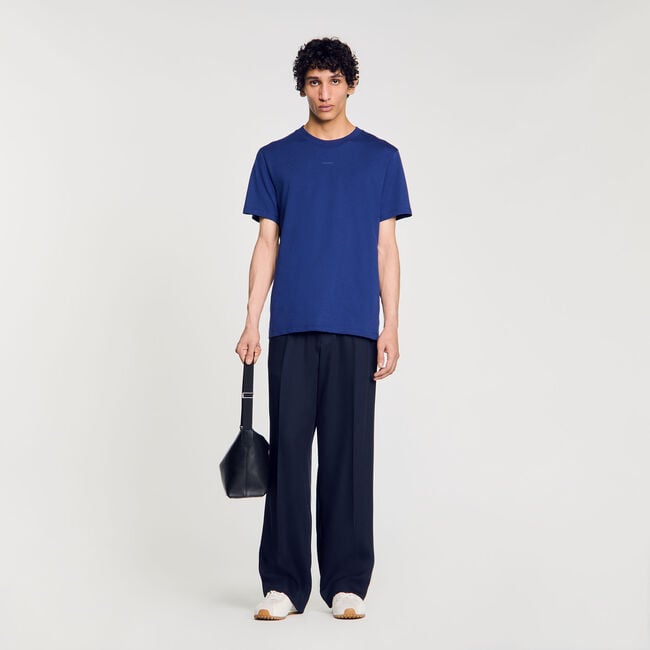 T-shirt in cotone con logo