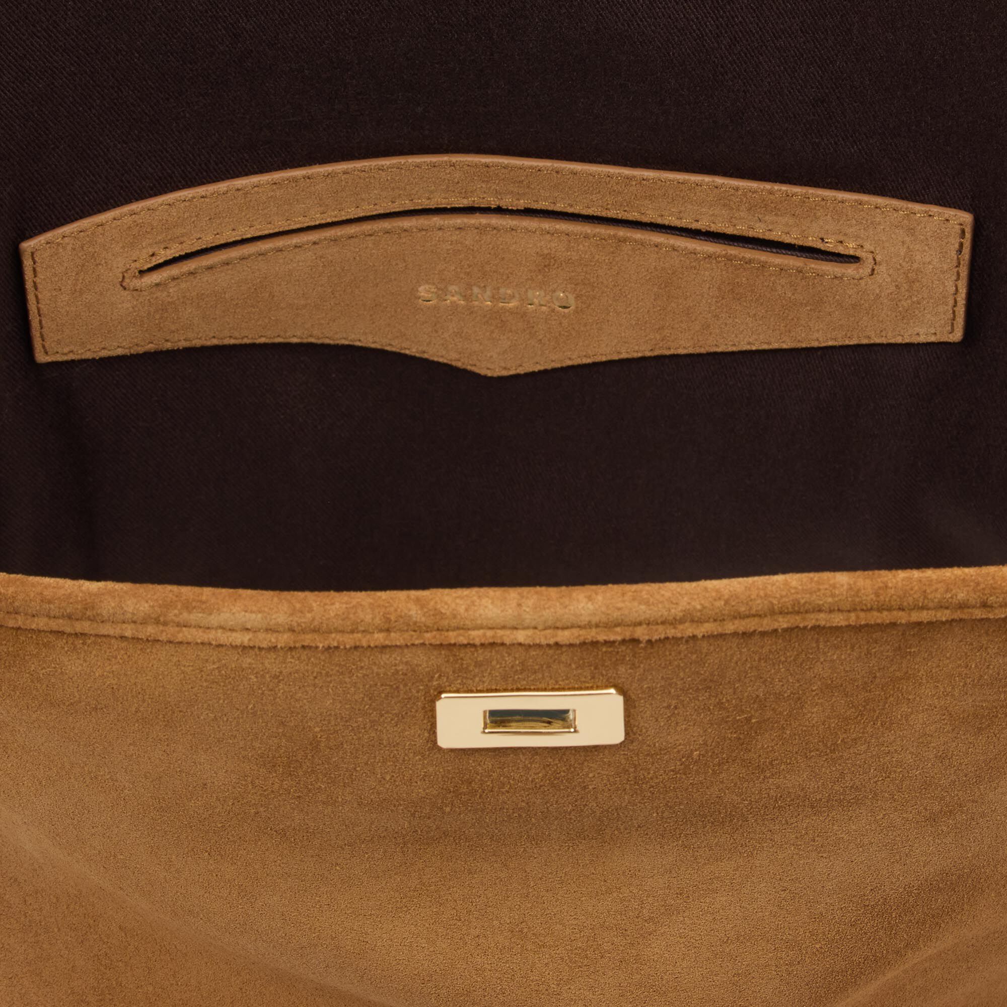 Borsa TANGOSO in camoscio frange