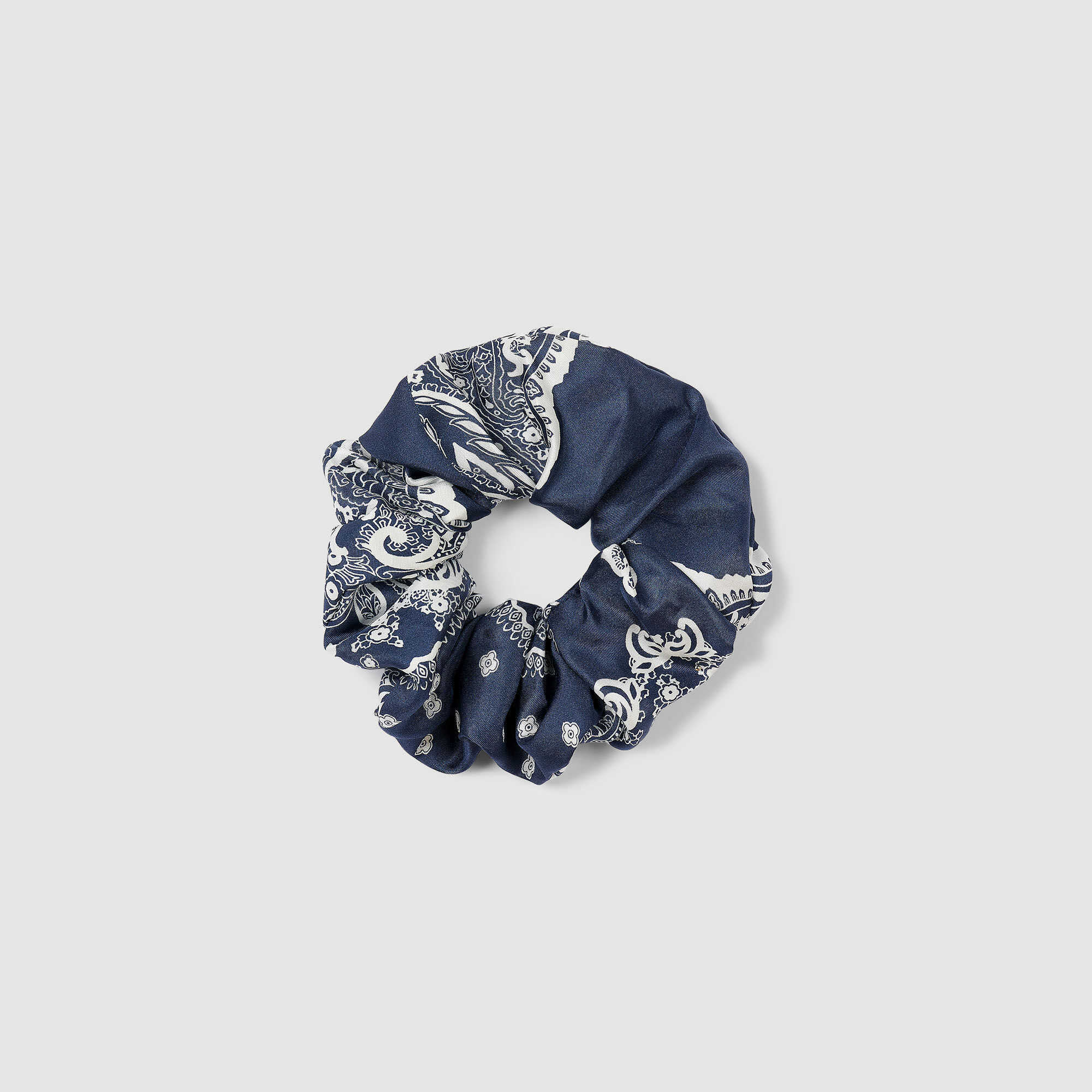 Elastico arricciato stampa bandana
