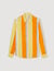 Camicia fluida a righe a maniche lunghe