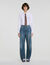 Jeans larghi con tagli impunturati - Donna | Sandro
