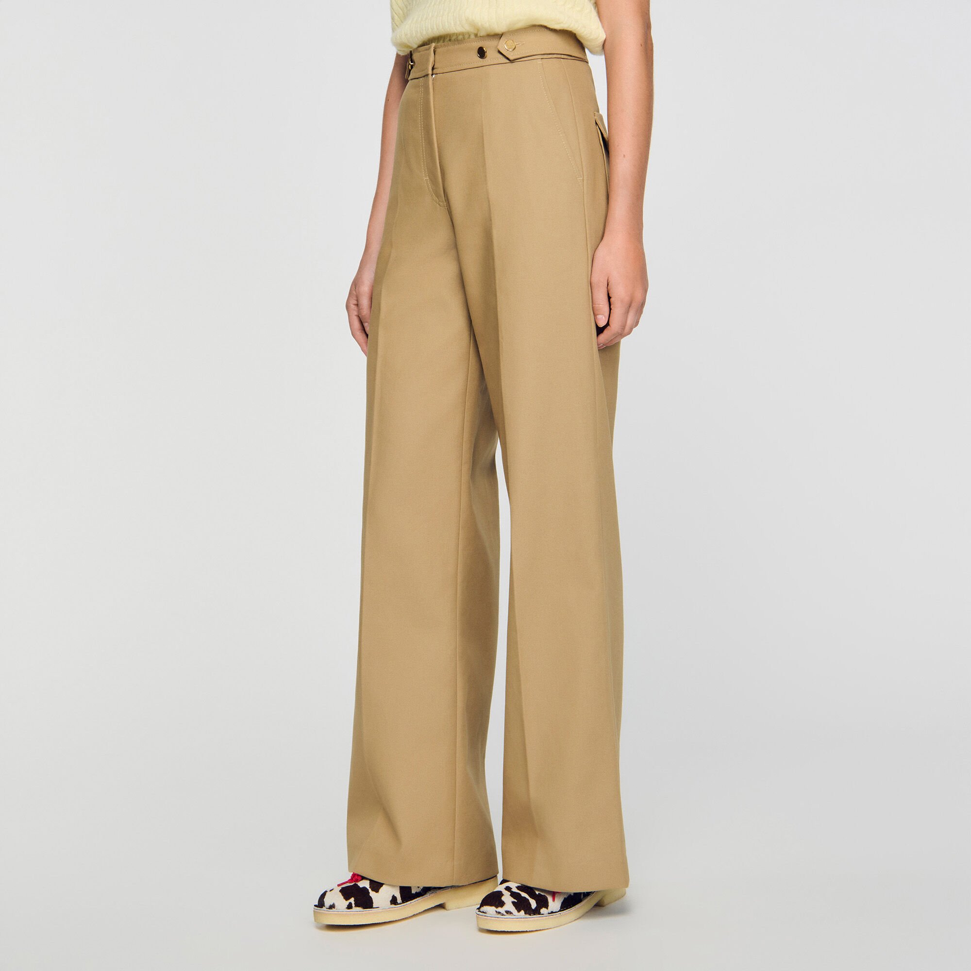 Pantaloni sartoriali in cotone