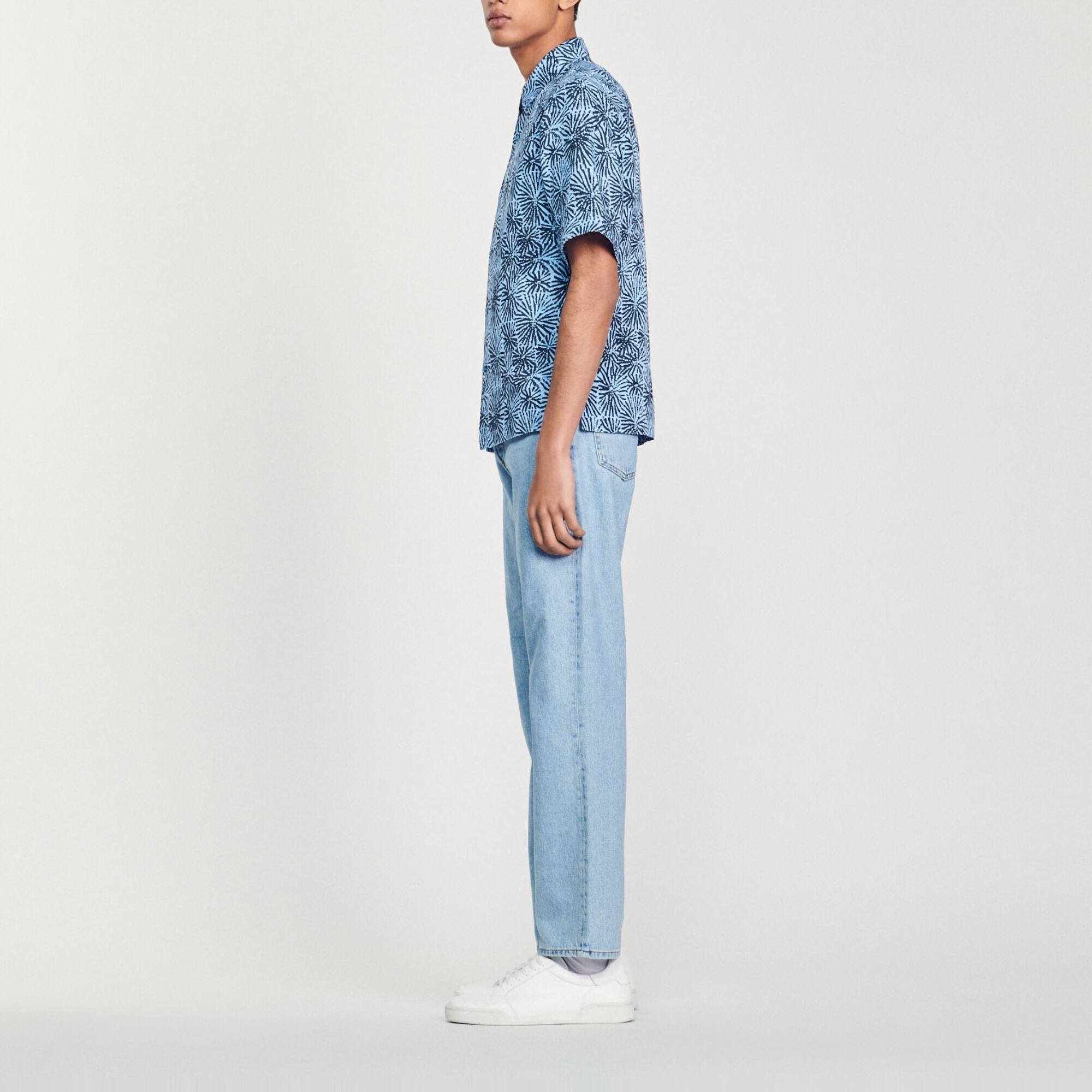 Camicia oversize stampata