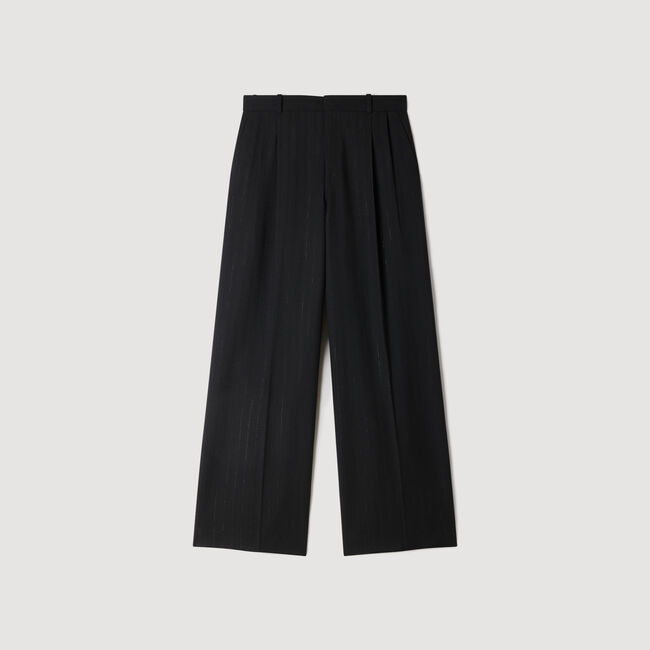 Pantaloni larghi a righe