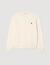 Felpa oversize con inserto in pelle