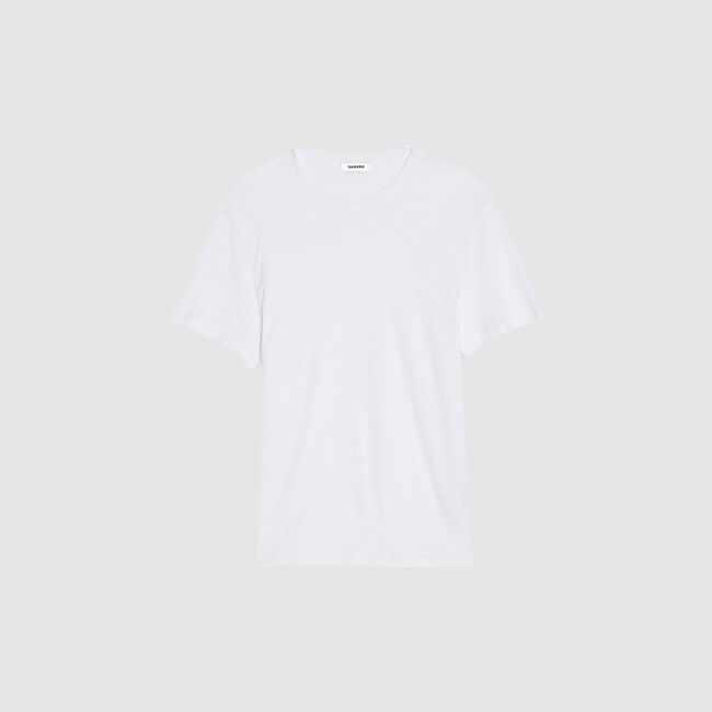 T-shirt in lino certificato