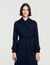 Trench con inserto plissettato - Donna | Sandro