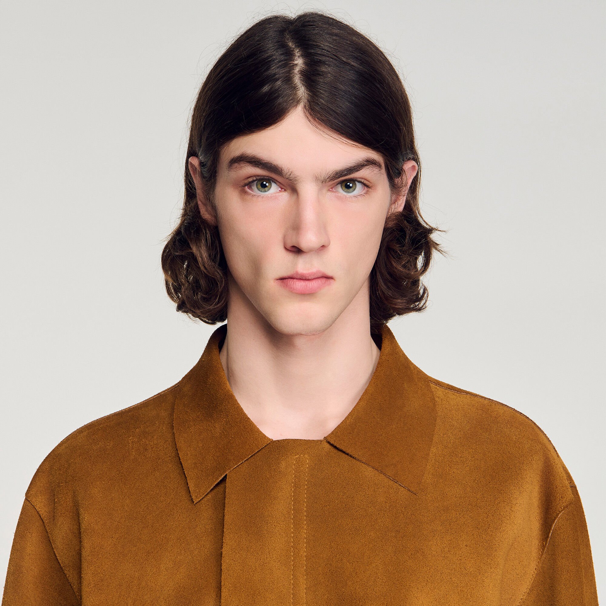 Giubbotto in crosta di pelle