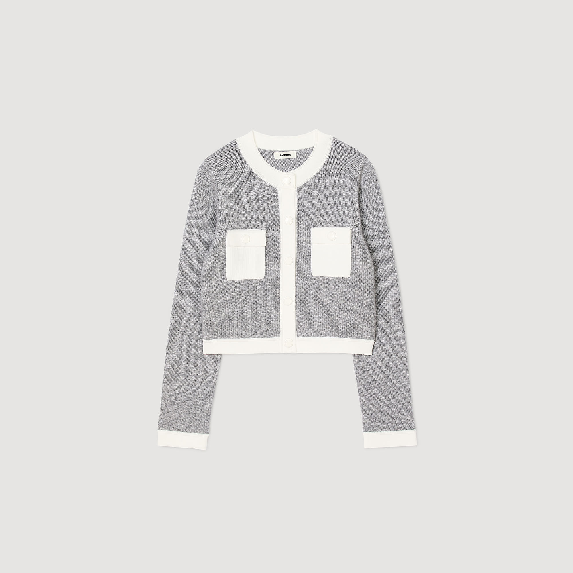 Cardigan bicolor