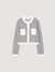 Cardigan bicolor