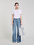 T-shirt in cotone con ricamo
